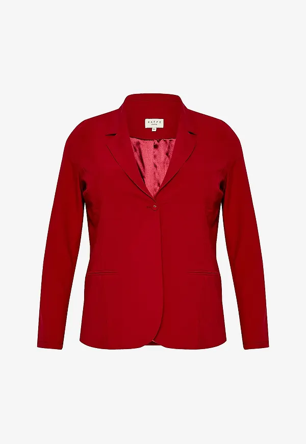 KAFFE Curve - Kavaj kcJia Blazer - Röd