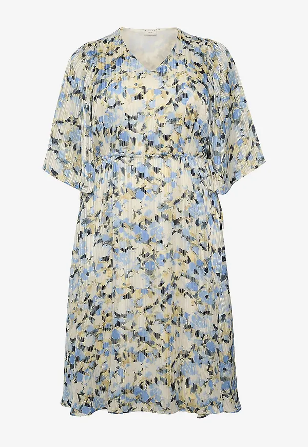 KAFFE Curve - Klänning kcElana Dress - Blå
