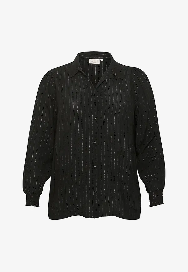 KAFFE Curve - Skjorta kcLiva Shirt - Svart