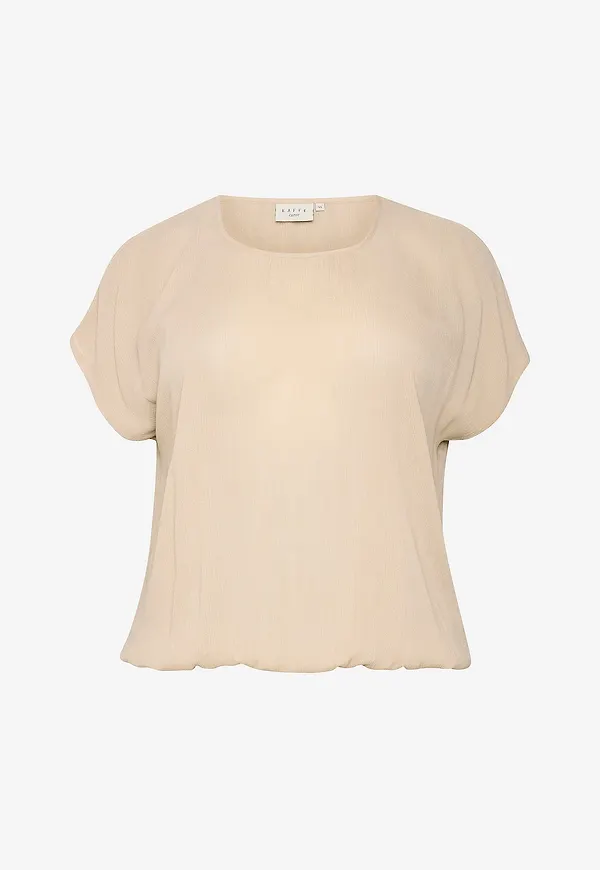 KAFFE Curve - Topp kcAmi Stanley SS - Beige