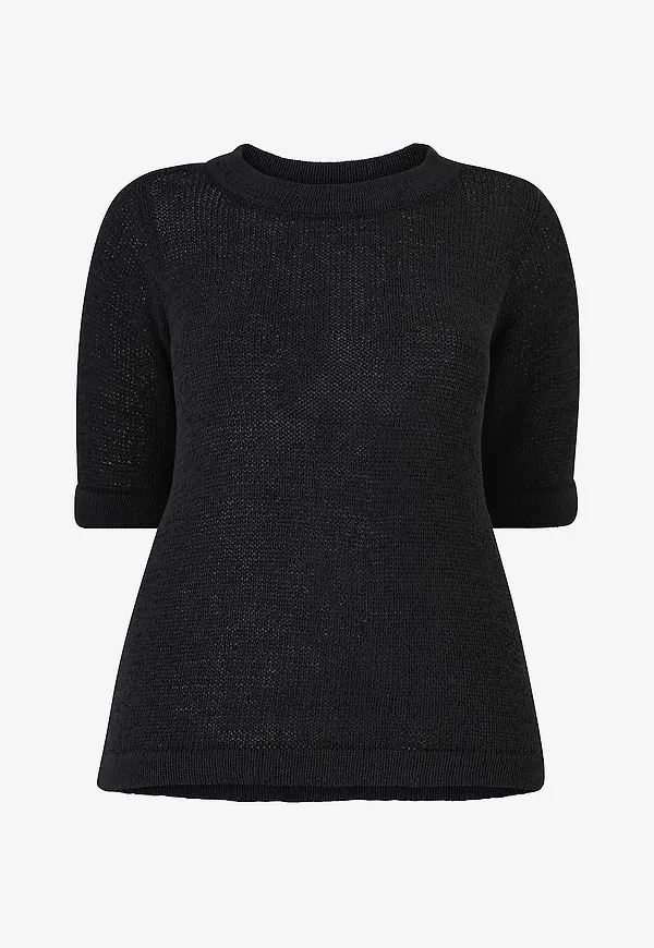 KAFFE Curve - Topp kcEvita Pullover - Svart