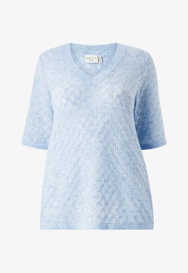 KAFFE Curve - Tröja kcLoura Pullover - Blå