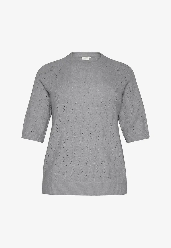 KAFFE Curve - Tröja kcTenna Pullover - Grå