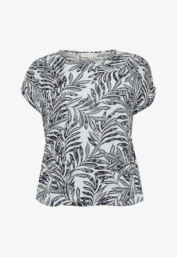 KAFFE Curve - Blus kCami Stanley Printed - Blå