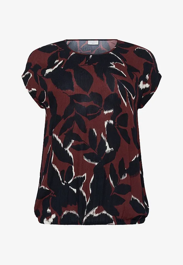 KAFFE Curve - Blus kCami Stanley Printed - Röd