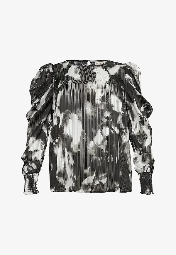 KAFFE Curve - Blus kcLiva Blouse - Svart