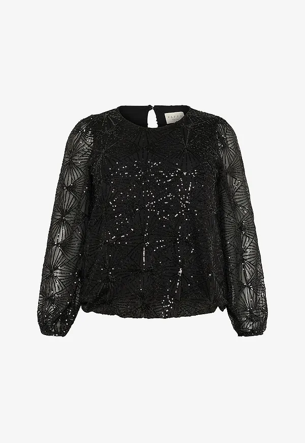 KAFFE Curve - Blus kcMinna - Svart