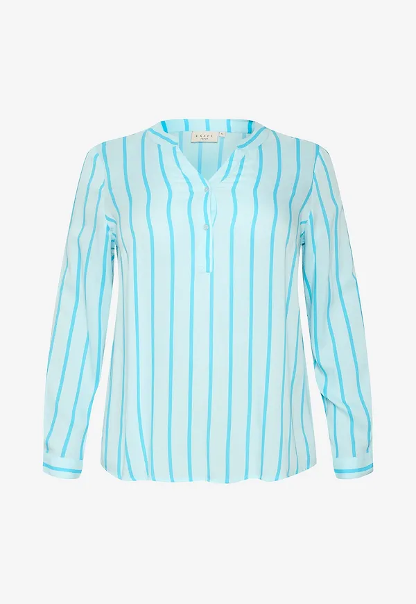 KAFFE Curve - Blus kcSida Blouse - Blå