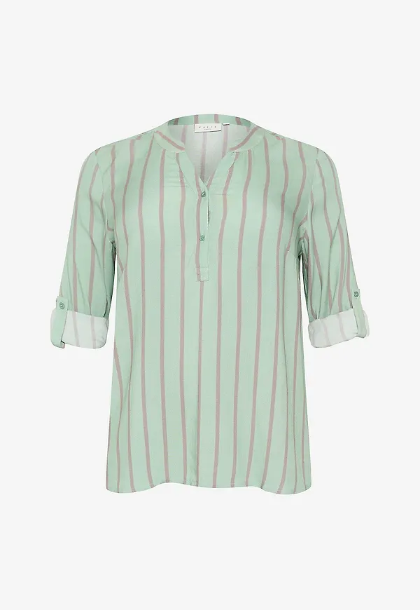 KAFFE Curve - Blus kcSida Blouse - Grön