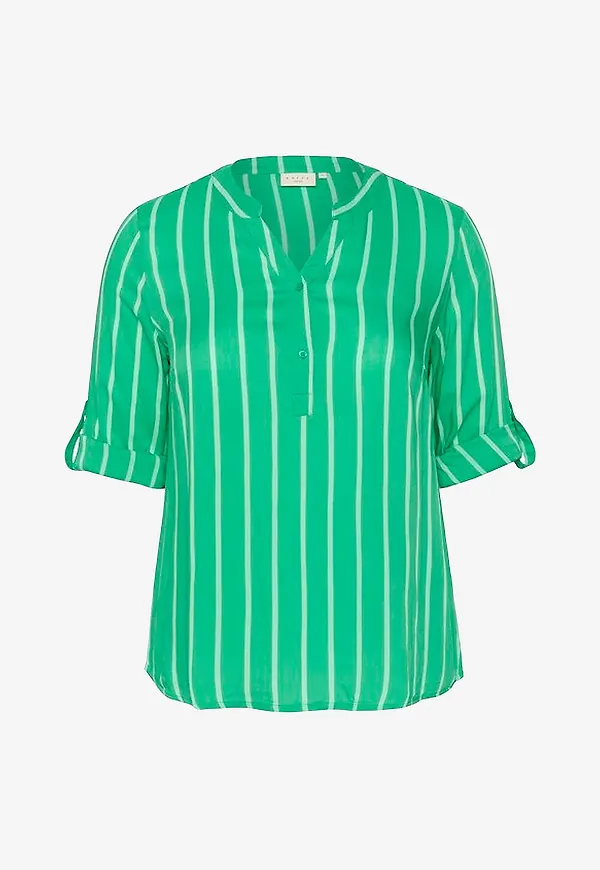 KAFFE Curve - Blus kcSida Blouse - Grön