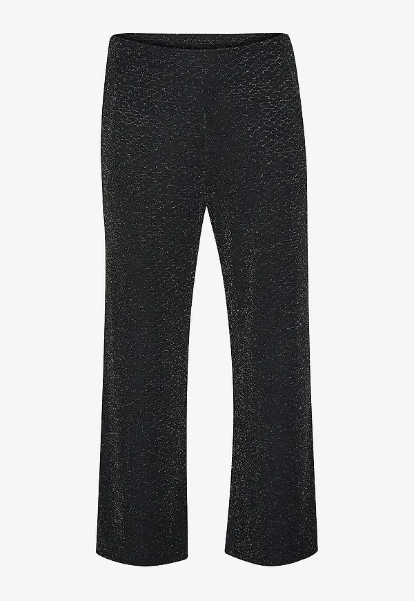 KAFFE Curve - Byxor kcEllia Pants - Svart