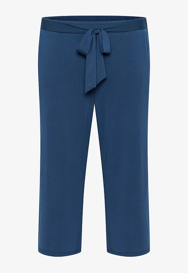 KAFFE Curve - Byxor kcMello Pants - Blå
