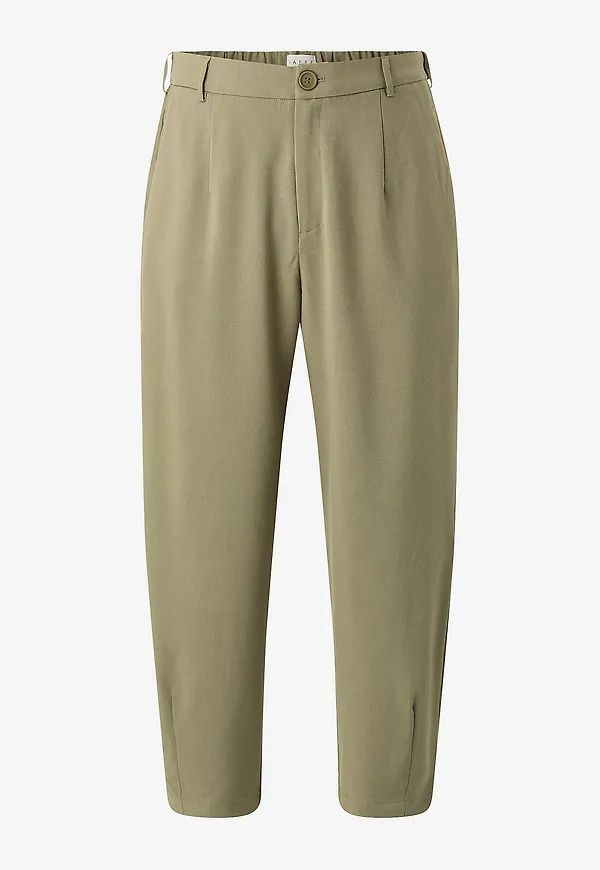 KAFFE Curve - Byxor kcMerla Pants - Grön