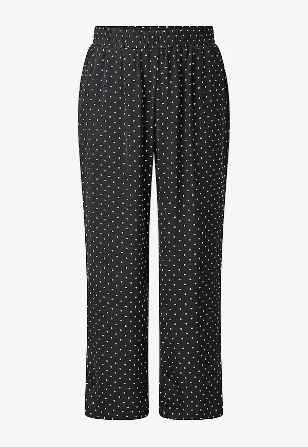 KAFFE Curve - Byxor KCmissu Pants - Svart