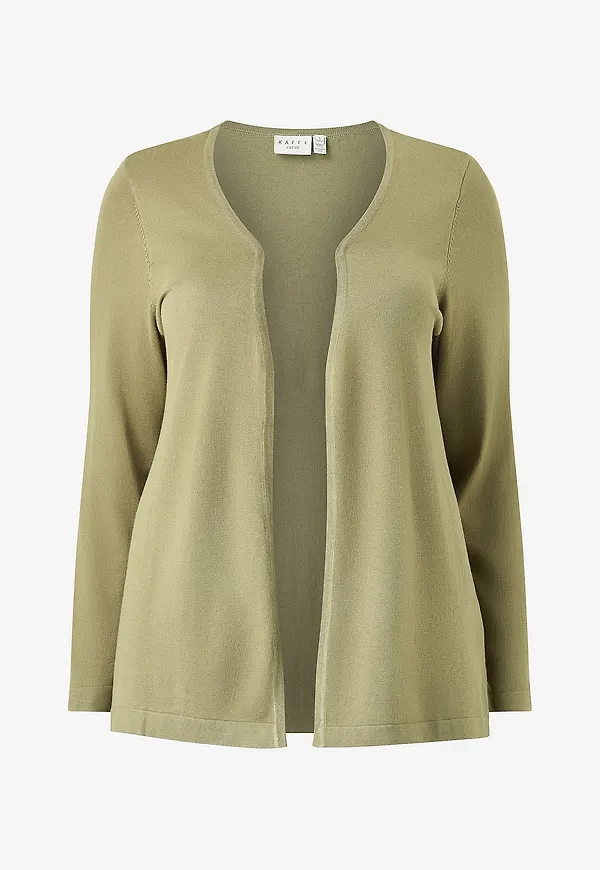 KAFFE Curve - Cardigan kcFarsia - Grön