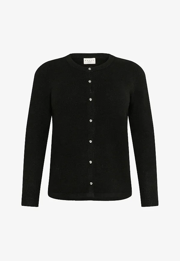 KAFFE Curve - Cardigan kcNiela - Svart