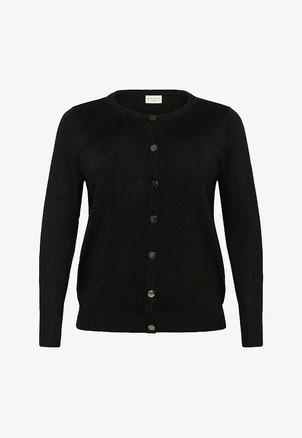 KAFFE Curve - Cardigan kcRegitta - Svart