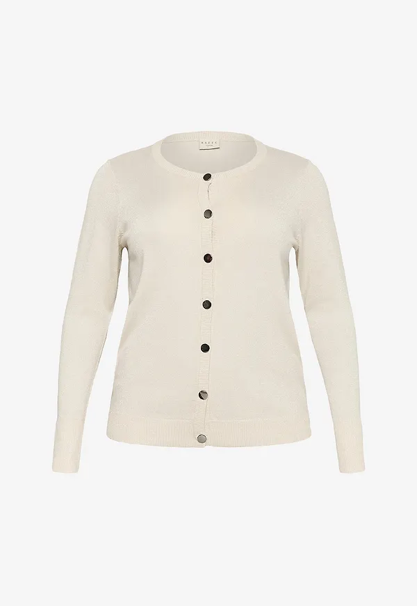 KAFFE Curve - Cardigan kcRegitta - Vit