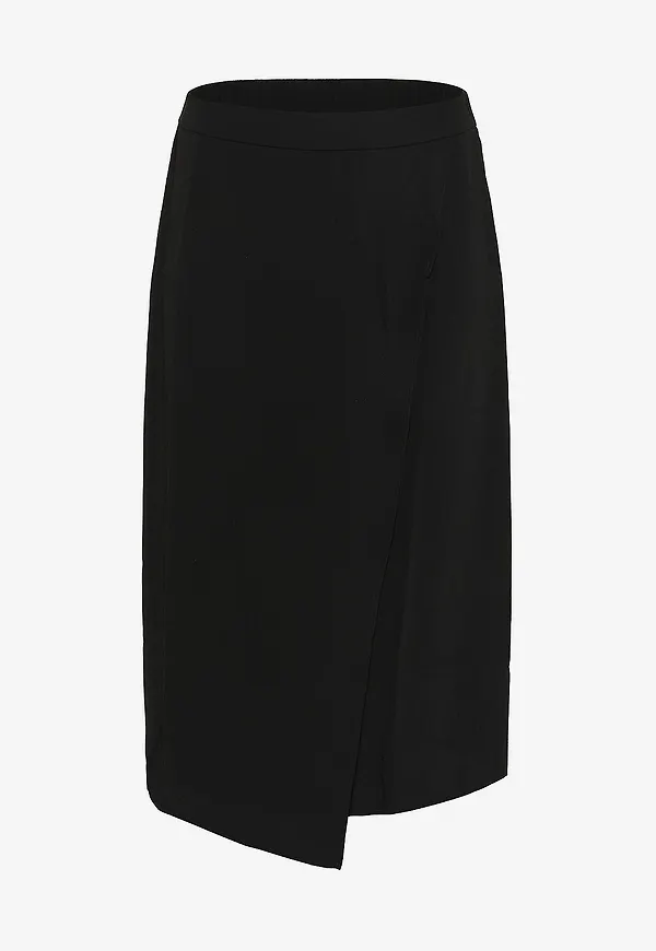 KAFFE Curve - Kjol kcEllis Skirt - Svart