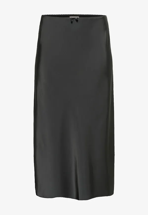 KAFFE Curve - Kjol kcHilla Skirt - Grå