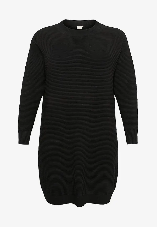 KAFFE Curve - Klänning kcBell Knit Tunic - Svart