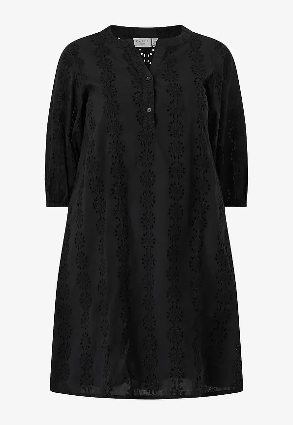 KAFFE Curve - Klänning kcDina Dress - Svart