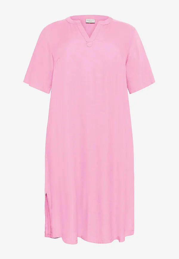 KAFFE Curve - Klänning kcMille Kaftan Dress - Rosa