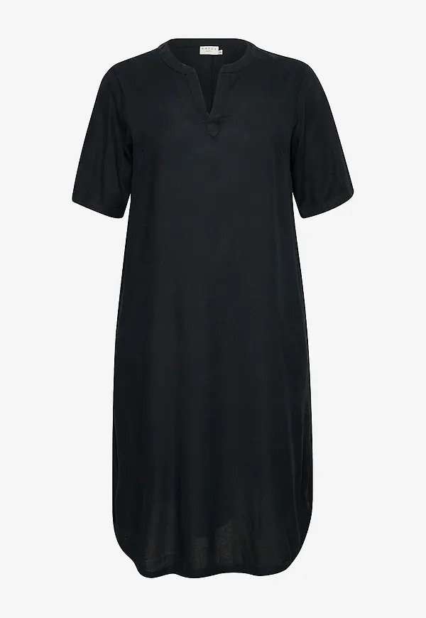 KAFFE Curve - Klänning kcMille Kaftan Dress - Svart