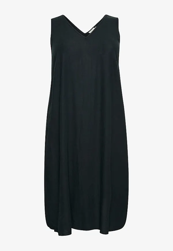 KAFFE Curve - Klänning kcMille Sleeveless Dress - Svart