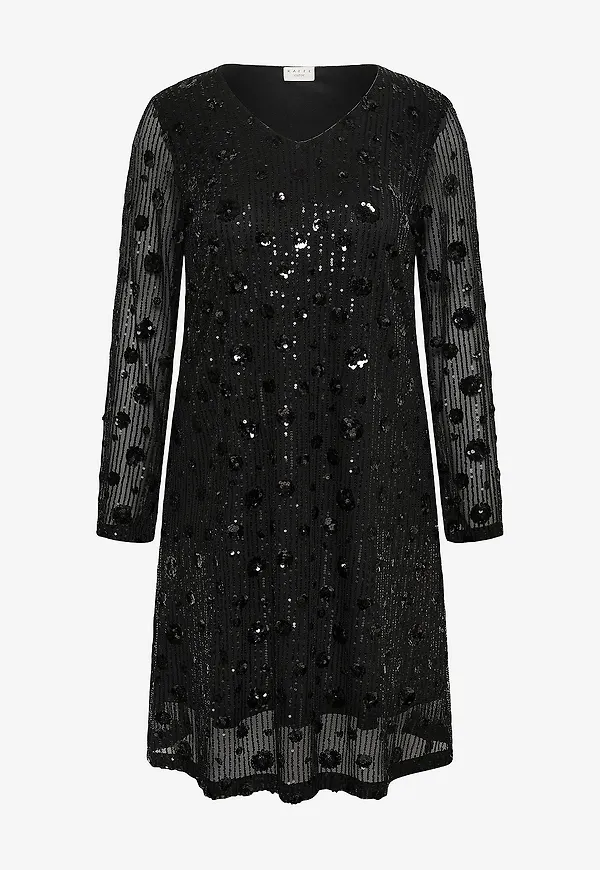 KAFFE Curve - Klänning KCgracie Dress - Svart