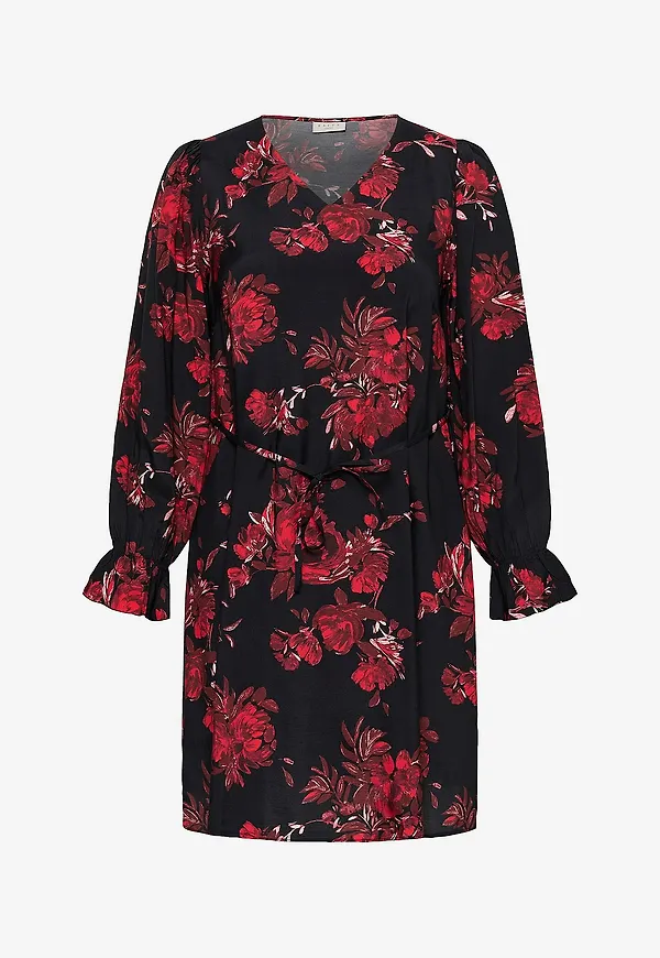 KAFFE Curve - Klänning KChipe Dress - Svart
