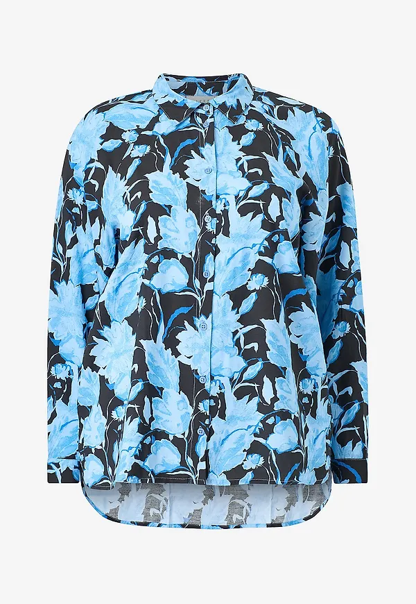 KAFFE Curve - Skjorta kcSasja - Blå