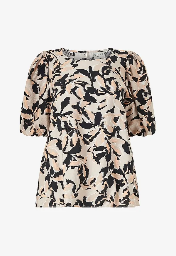 KAFFE Curve - Topp kcPaca Blouse - Beige