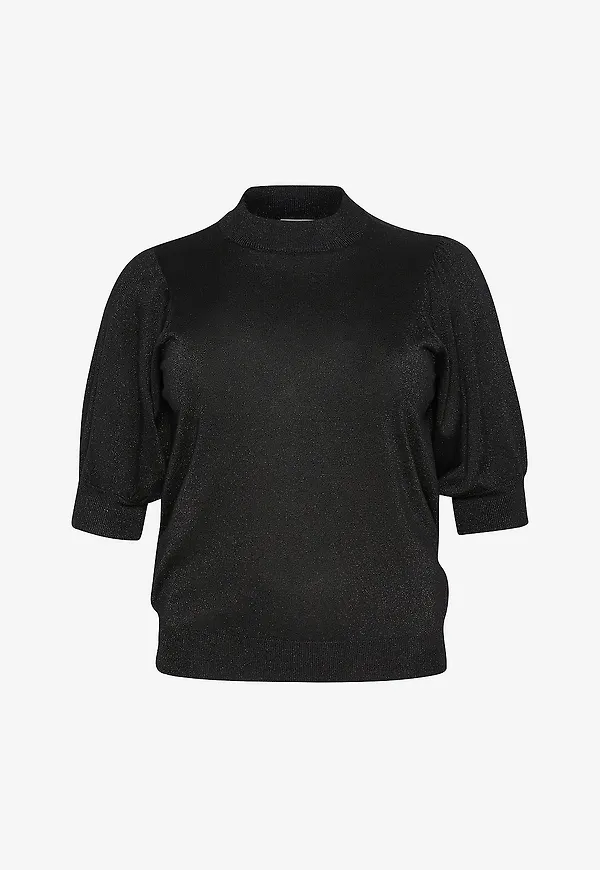 KAFFE Curve - Tröja kcRegitta Turtleneck Pullover - Svart