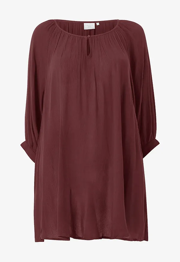 KAFFE Curve - Tunika kcAmi Tunic - Röd
