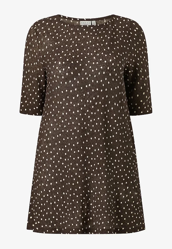 KAFFE Curve - Tunika KCmyra Jersey Tunic - Brun