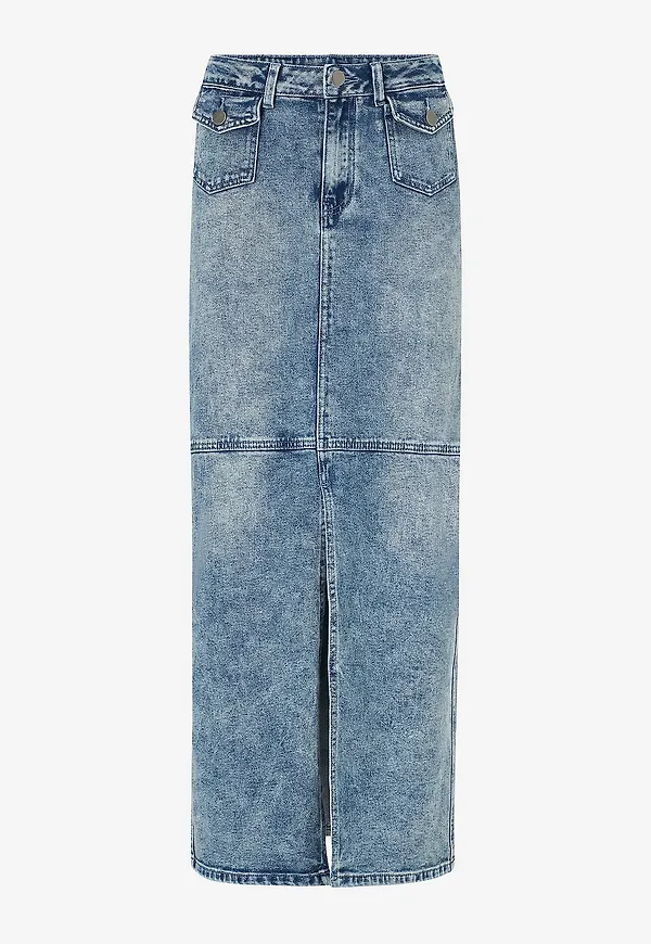 KAFFE - Jeanskjol kaDoriana Denim Skirt - Blå