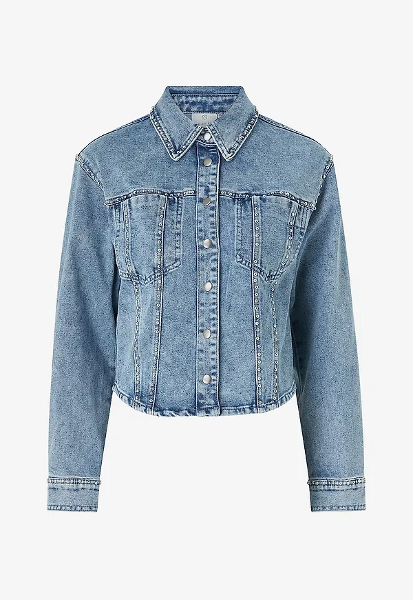 KAFFE - Jeansskjorta kaDorina Denim Shirt - Blå