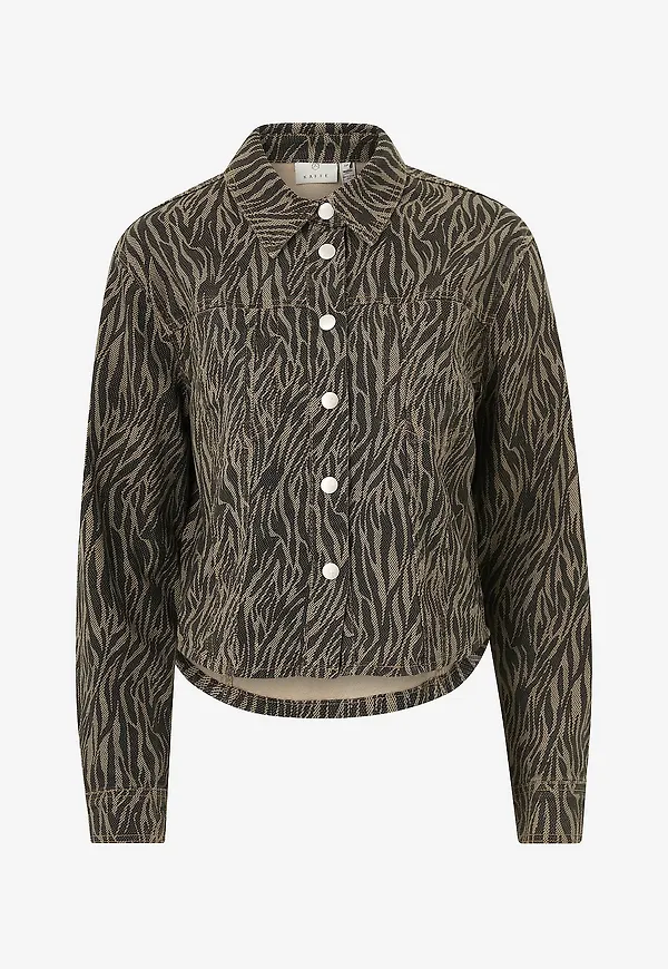 KAFFE - Jeansskjorta kaLeondra Denim Shirt - Beige