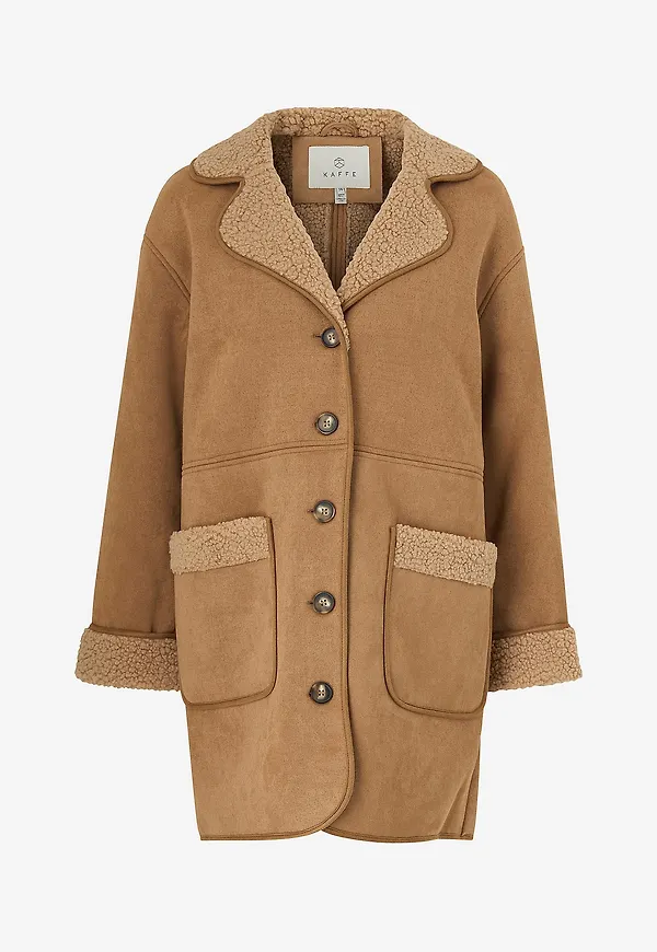 KAFFE - Kappa Kamarlie Coat - Brun