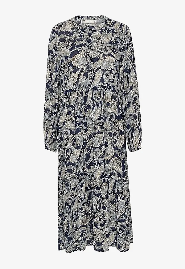 KAFFE - Klänning caMille Amber Dress Printed - Blå