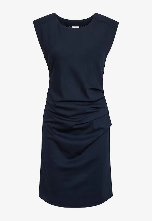 KAFFE - Klänning India Round-neck Dress - Blå
