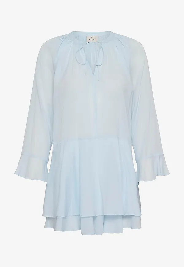 KAFFE - Klänning kaFlora Dress - Blå