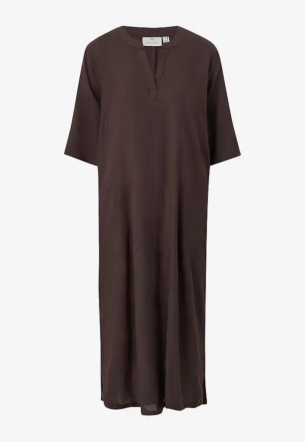 KAFFE - Klänning Kamilia Kaftan Dress - Brun