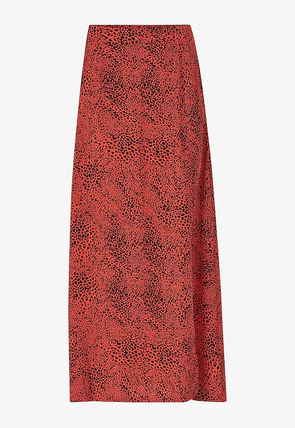 KAFFE - Maxikjol kaLiana Skirt - Röd