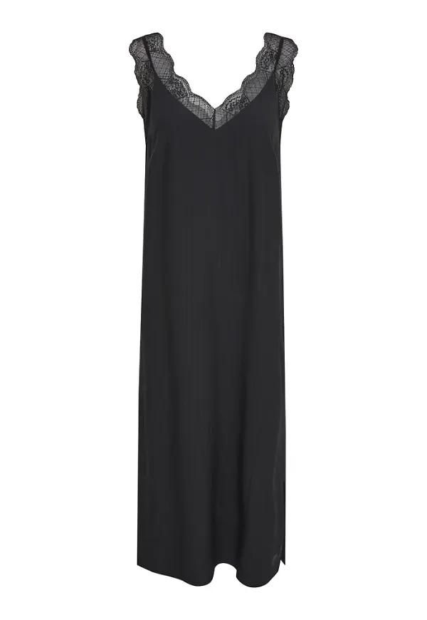 Kaffe Midi Dresses Svart, Dam