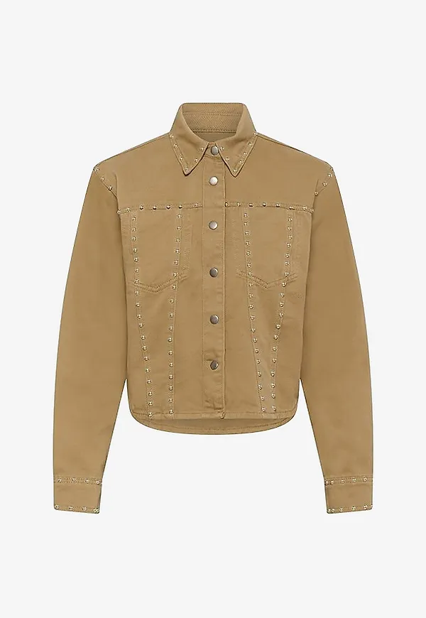 KAFFE - Skjorta Kabrynn Twill - Natur