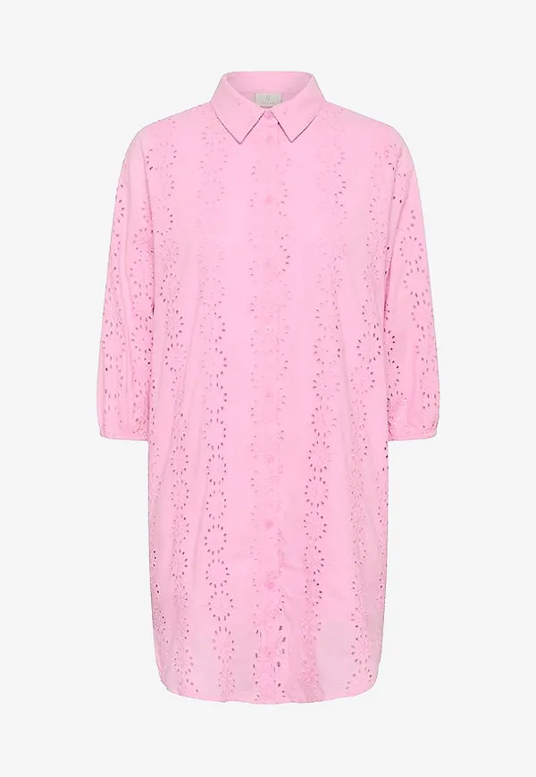 KAFFE - Skjorta kaDona Shirt Dress - Rosa