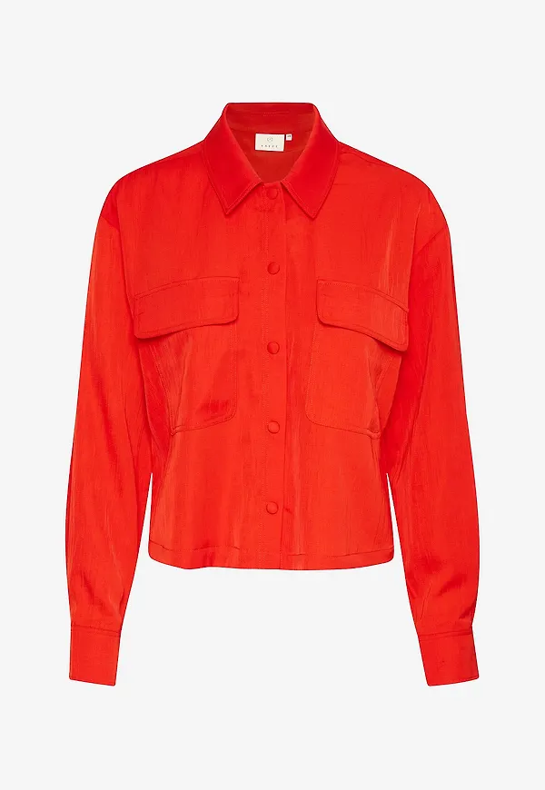 KAFFE - Skjorta kaLogan Shirt - Röd