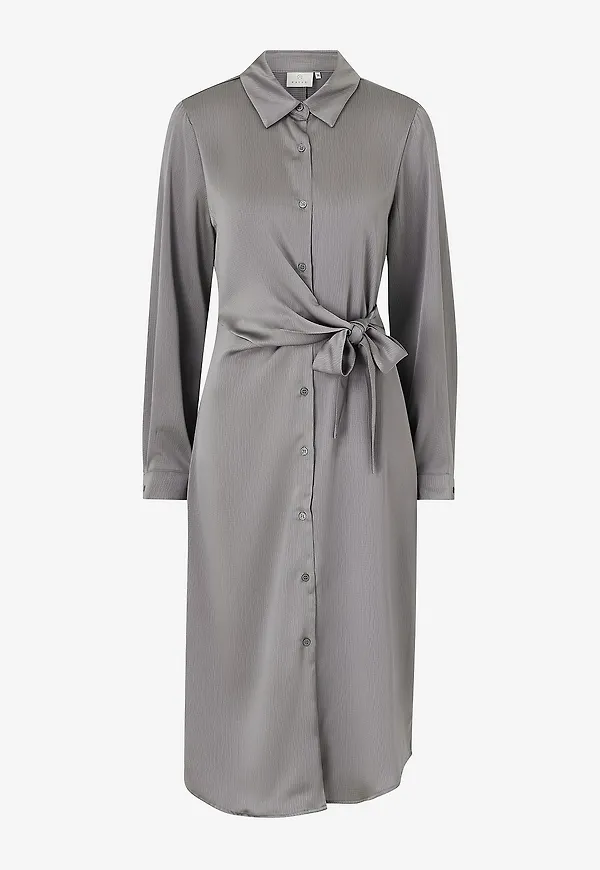KAFFE - Skjortklänning kaLotte Dress - Grå